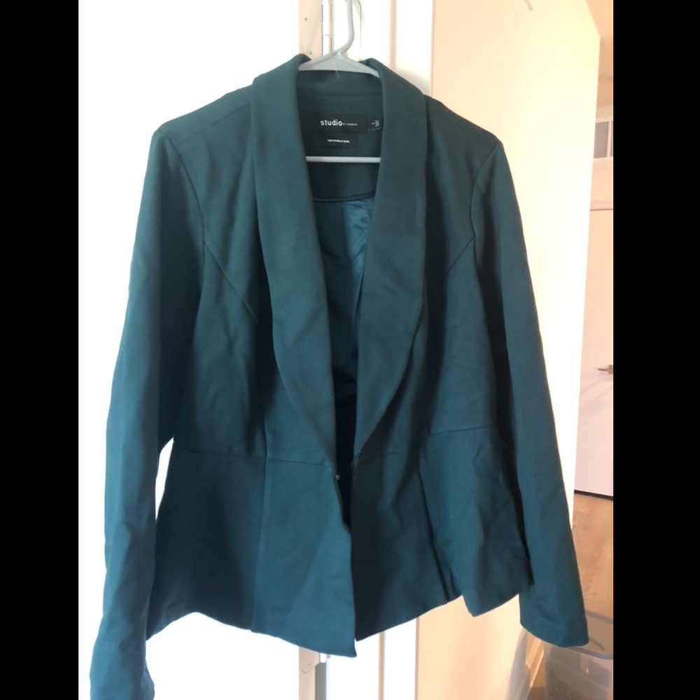 Green blazer